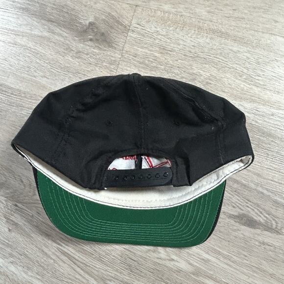 Vintage Sports Specialties Miami Heat Script Hat Snapback NBA Black Fade Cap - Picture 10 of 10